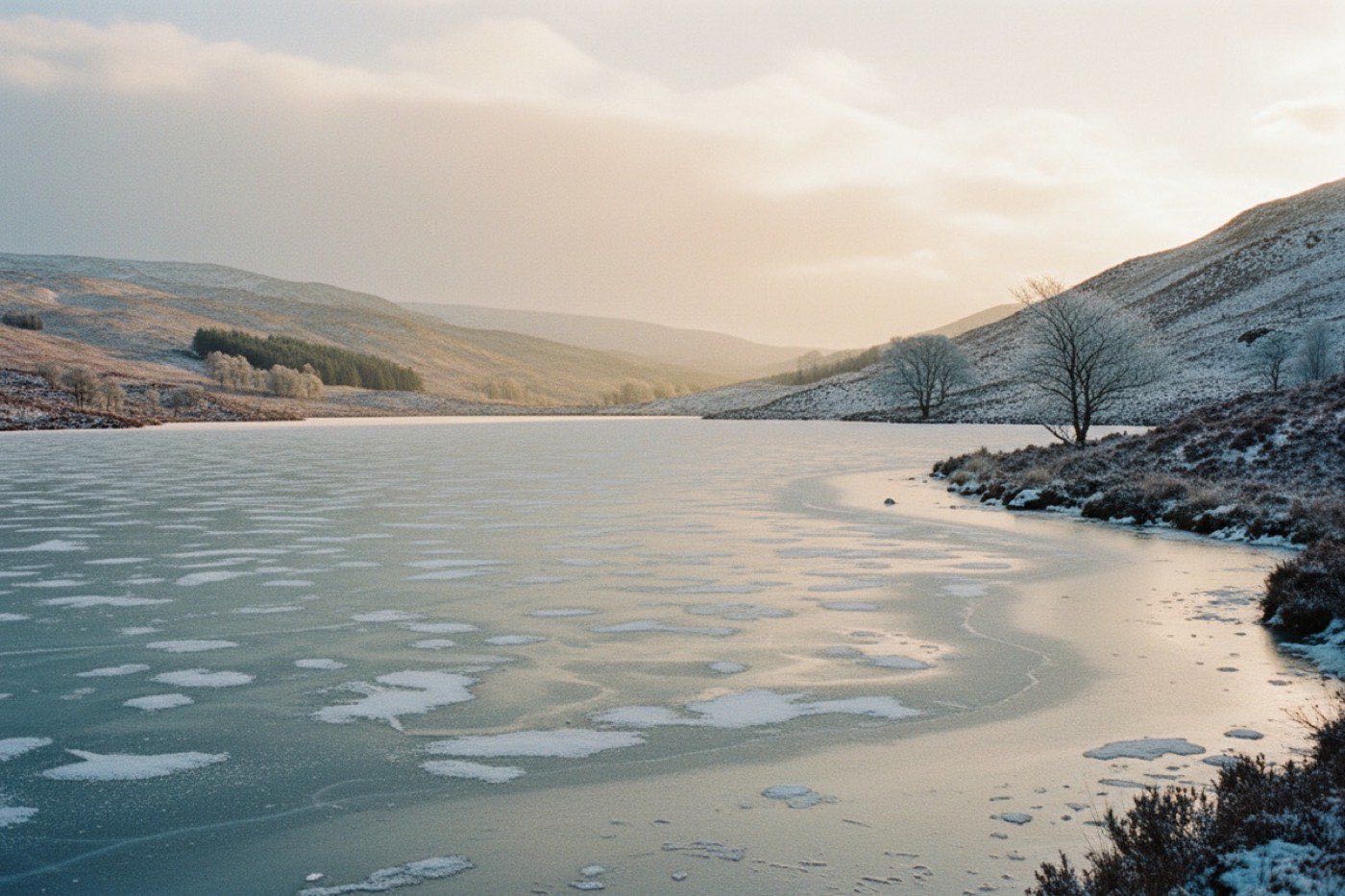 Winter Light in the Scottish Highlands